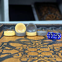 Нарди дерев'яні подарункові Вовк 46×23см, фото 10