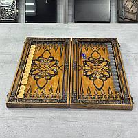 Нарди дерев'яні подарункові Вовк 46×23см, фото 7