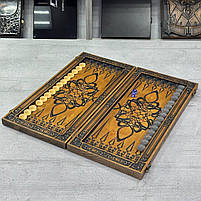 Нарди дерев'яні подарункові Вовк 46×23см, фото 8