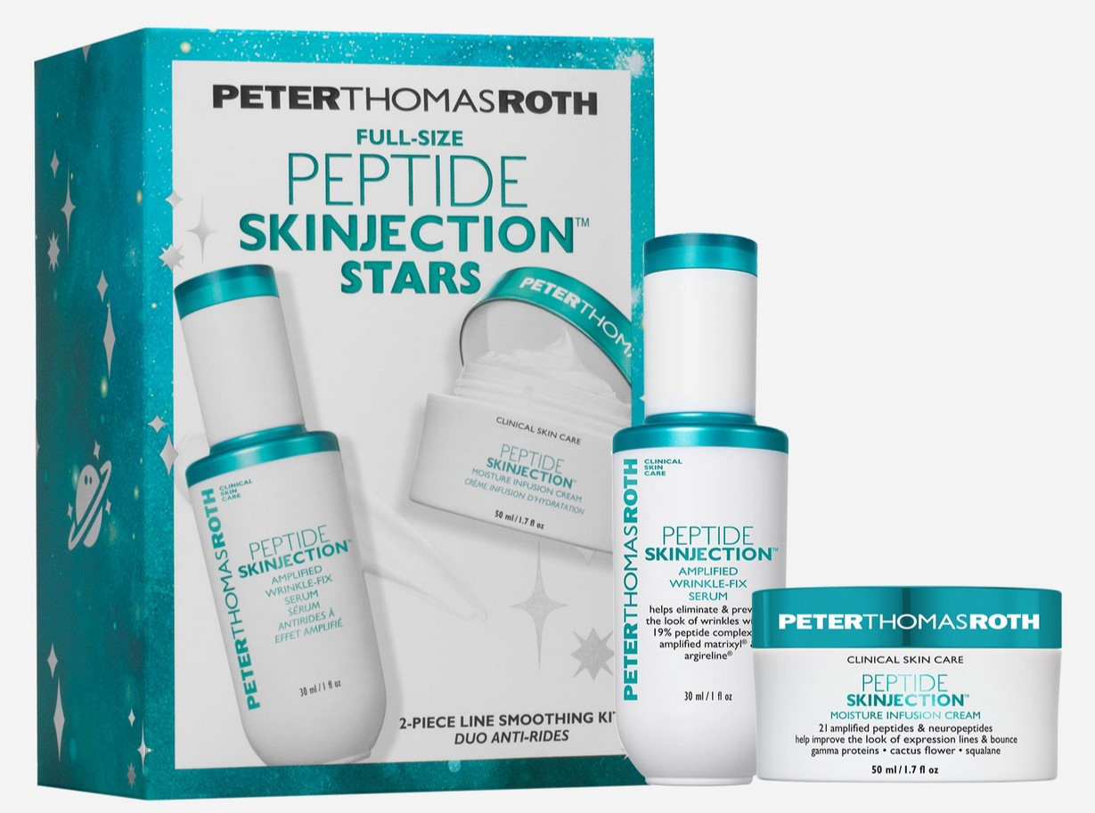 Набір із сироватки та крему Peter Thomas Roth Peptide Skinjection для розгладження зморшок