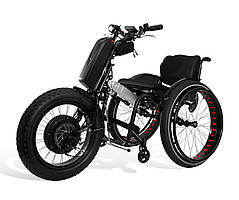 Електричний привод із кріпленням для ручних інвалідних колясок. KLAXON Klick Monster Standard 1000w/11ah/40km