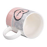 Чашка керамічна з малюнком 400 (мл) для кави та чаю RX-N240143PK, фото 3