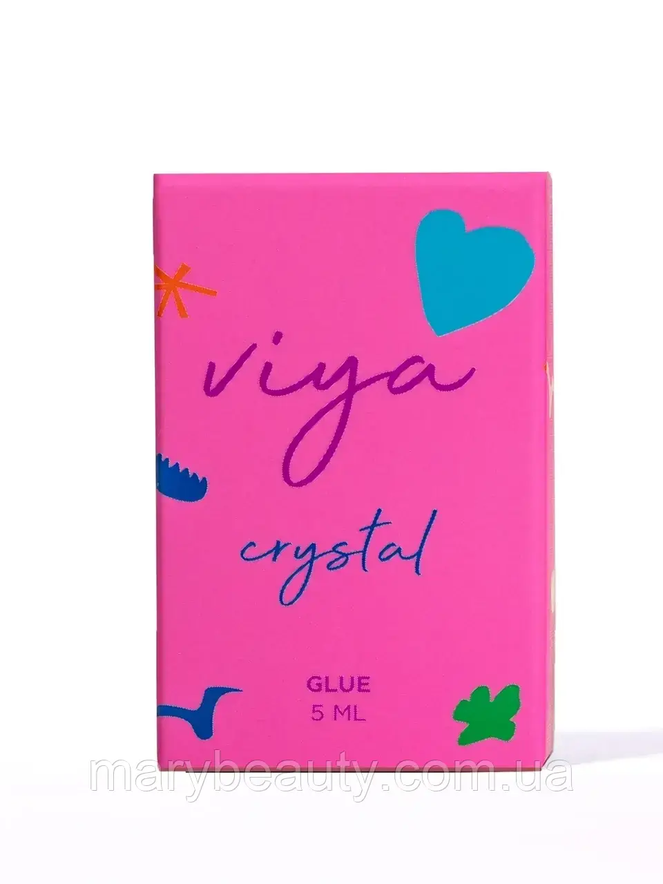Клей прозорий VIYA Crystal 5 мл, час зчеплення 0,5 сек.