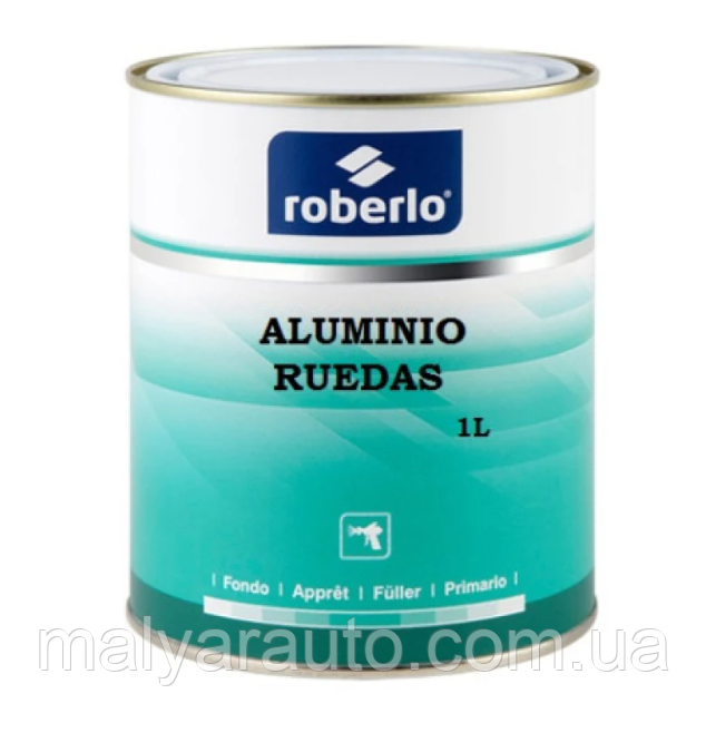 1К Фарба для дисків Roberlo Aluminio Ruedas 1л, фото 1