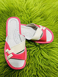 Домашні шкіряні капці жіночі 37 40