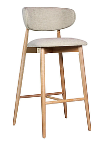 Стілець барний Panda New натуральний ясен / тканина Superior 02 TM Lovko