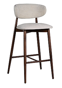 Стілець барний Panda New темний горіх / тканина Superior 02 TM Lovko