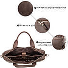 Сумка для ноутбука SHVIGEL 11026 Коричнева, фото 4