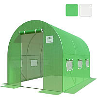 Теплиця садова 2х3х2 м парник з вікнами тунель садовий дачний фермерський для городу R_2498