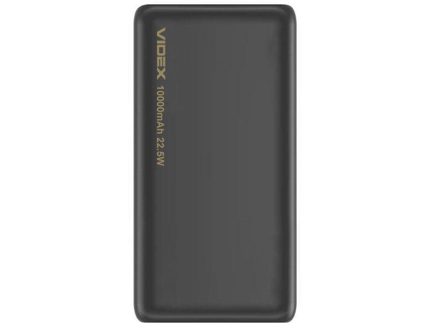 Повербанк Videx 30000mAh VPB-297 PD22.5W+QC3.0, швидка зарядка, Power Delivery (PD) до 20W
