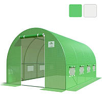 Теплиця садова 2.5х4х2 м 4 секції парник з вікнами тунель садовий дачний фермерський для городу R_2498