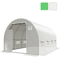 Теплиця садова 2.5х4х2 м 4 секції парник з вікнами тунель садовий дачний фермерський для городу R_2498