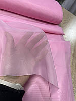 Тюль шифон рожевий яскравий висота 2,95 м.