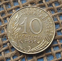 10 сантимiв 1996 року францiя
