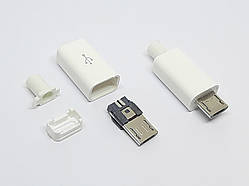 MicroUSB штекер під пайку на кабель