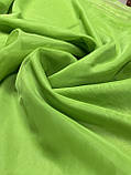 Тюль шифон яскравий салатовий висота 2,95, фото 2