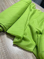 Тюль шифон яскравий салатовий висота 2,95