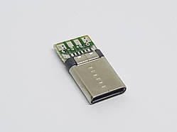 USB type-C штекер під пайку на кабель