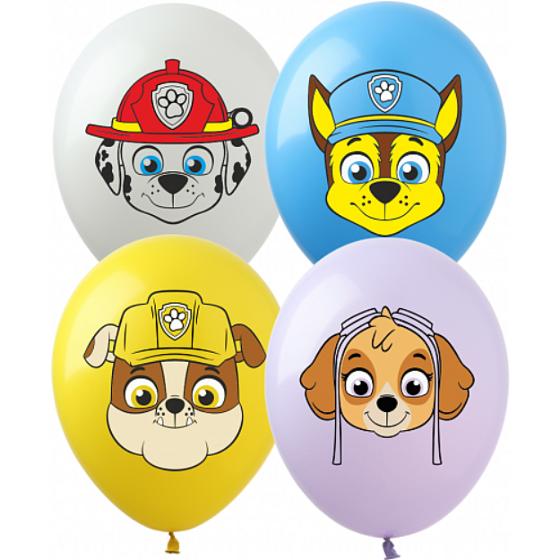 Латексна кулька "Щенячий патруль, №2", 1 шт. (30 см), фото 1