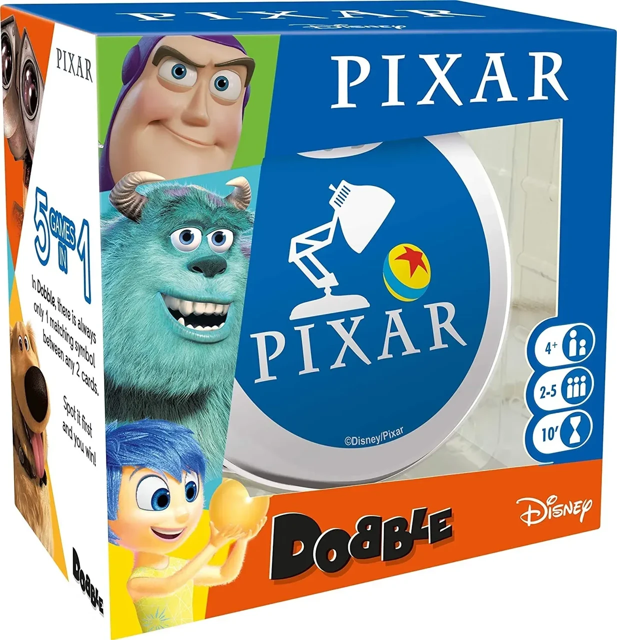 Настільна гра Dobble. Pixar (Доббл. Піксар / Spot It! Pixar) (українське видання)