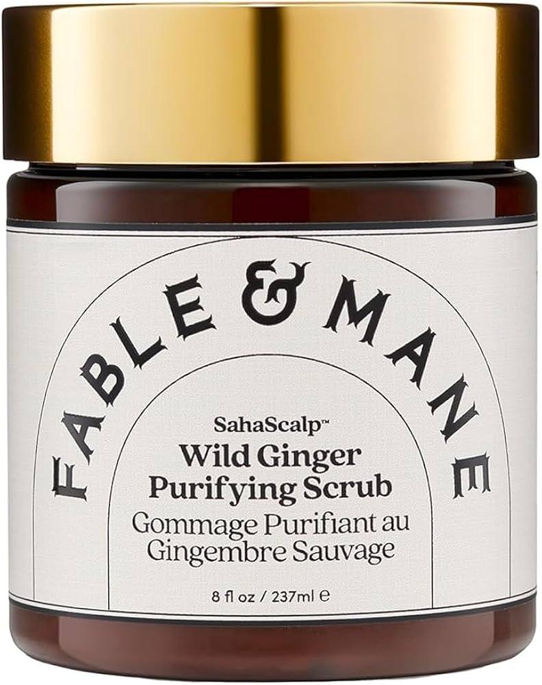 Очищуючий скраб для шкіри голови FABLE & MANE SahaScalp™ Wild Ginger Purifying Scrub з екстрактом імбиру