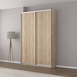 Шафа купе 2 двері 160 х 60 х 210 см N5, фото 3