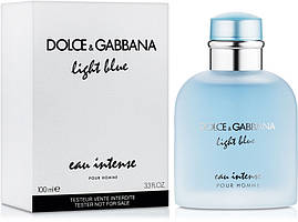 Dolce & Gabbana Light Blue Eau Intense Pour Homme Tester (Дольче Габбана Лайт Блю Еу Інтенс) 100 ml/мл Тестер