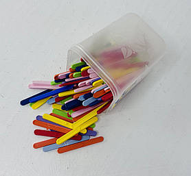 Рахункові палички 100 шт. У квадратному контейнері 0,3 л (0204)