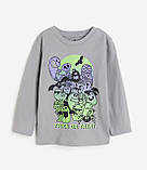 Кофта реглан лонгслів H&M на хлопчика р.122-128, 6-8 років, фото 2