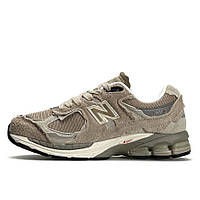 Бежеві жіночі кросівки New Balance 2002R Protection Pack Driftwood замш сітка