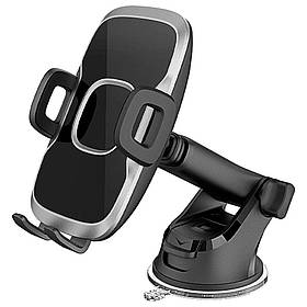 Автомобільний тримач для телефону RIAS H-XP328 на торпедо Black (7_01966)