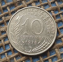 10 сантимiв 1978 року францiя