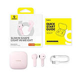Бездротові навушники вкладки Baseus Bowie E16 True Wireless Earphones Pink A00061900413-01, фото 7