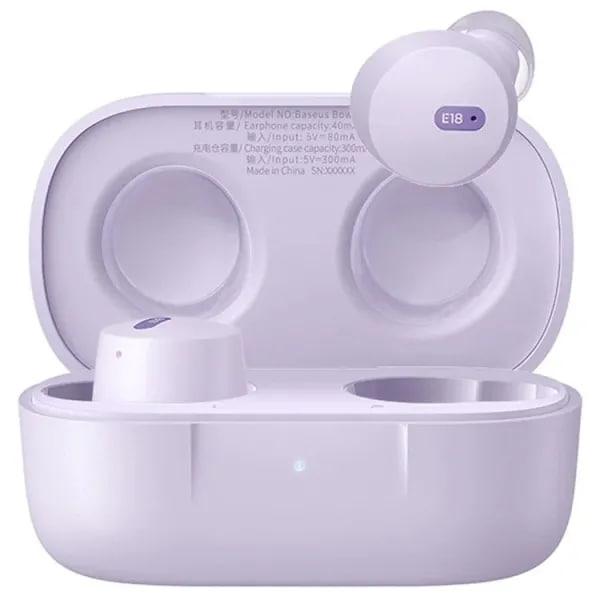 Бездротові вакуумні навушники Baseus Bowie E18 True Wireless Earphones Purple A00023800533-00