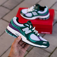Зелені замшеві демісезонні  чоловічі кросівки New Balance 2002R Protection Pack