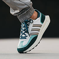 Сині весняні замшеві чоловічі кросівки Adidas Retropy E5 легкі Адідас Ретропай Е5 літо