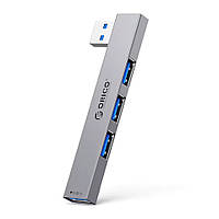 USB-хаб ORICO на 4 порти USB-A to USB 3.0 x 1 + USB 2.0 x 3 Hub портативний концентратор, розгалужувач (YSZ1-U3)