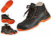 Зимові черевики робочі з метал носком,взуття тепле шкіряне чоловіче,неслизьке протиударне,маслостійке Польща Urgent, фото 4
