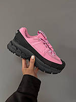 Рожеві шкіряні демісезонні жіночі кросівки Nike Zoom Vomero Roam Elemental Pink Найк Зум Роам