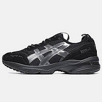Чорні замшеві чоловічі кросівки Asics Gel-1090v2 Black Демісезонні Асікс Гель
