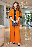 Костюм трійка штани блуза і жакет у кольорах 8675, фото 5