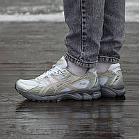 Білі текстильні чоловічі кросівки Asics Gel Nimbus 10.1 x Kith 'White Morganite' Демісезонні Асікс Гель Німбус