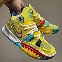 Жовті текстильні чоловічі кросівки Nike Kyrie 7 People Демісезонні Найк Карі 7