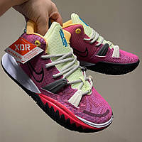 Фіолетові текстильні чоловічі кросівки Nike Kyrie 7 Hendrix Демісезонні Найк Карі 7