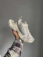 Білі шкіряні жіночі кросівки Balenciaga 3XL Демісезонні кросівки Баленсіага на платформі