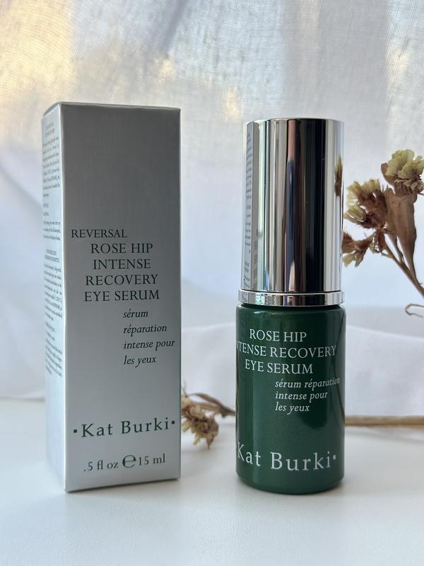 Сироватка для інтенсивного відновлення шкіри навколо очей KAT BURKI Rose Hip Intense Recovery Eye Serum з вітаміном C та ретинолом