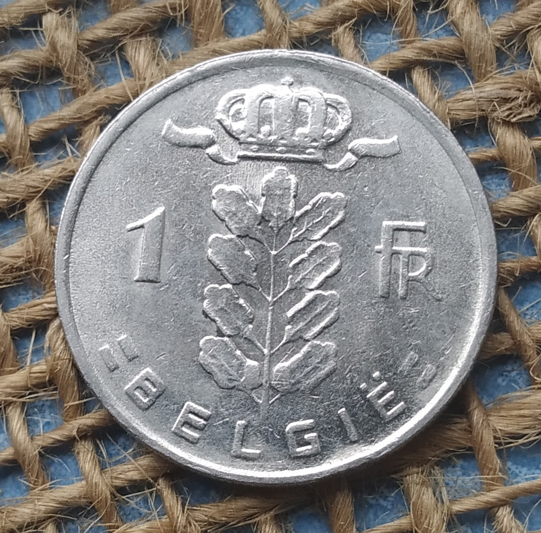 1 франк 1981 року. Бельгiя