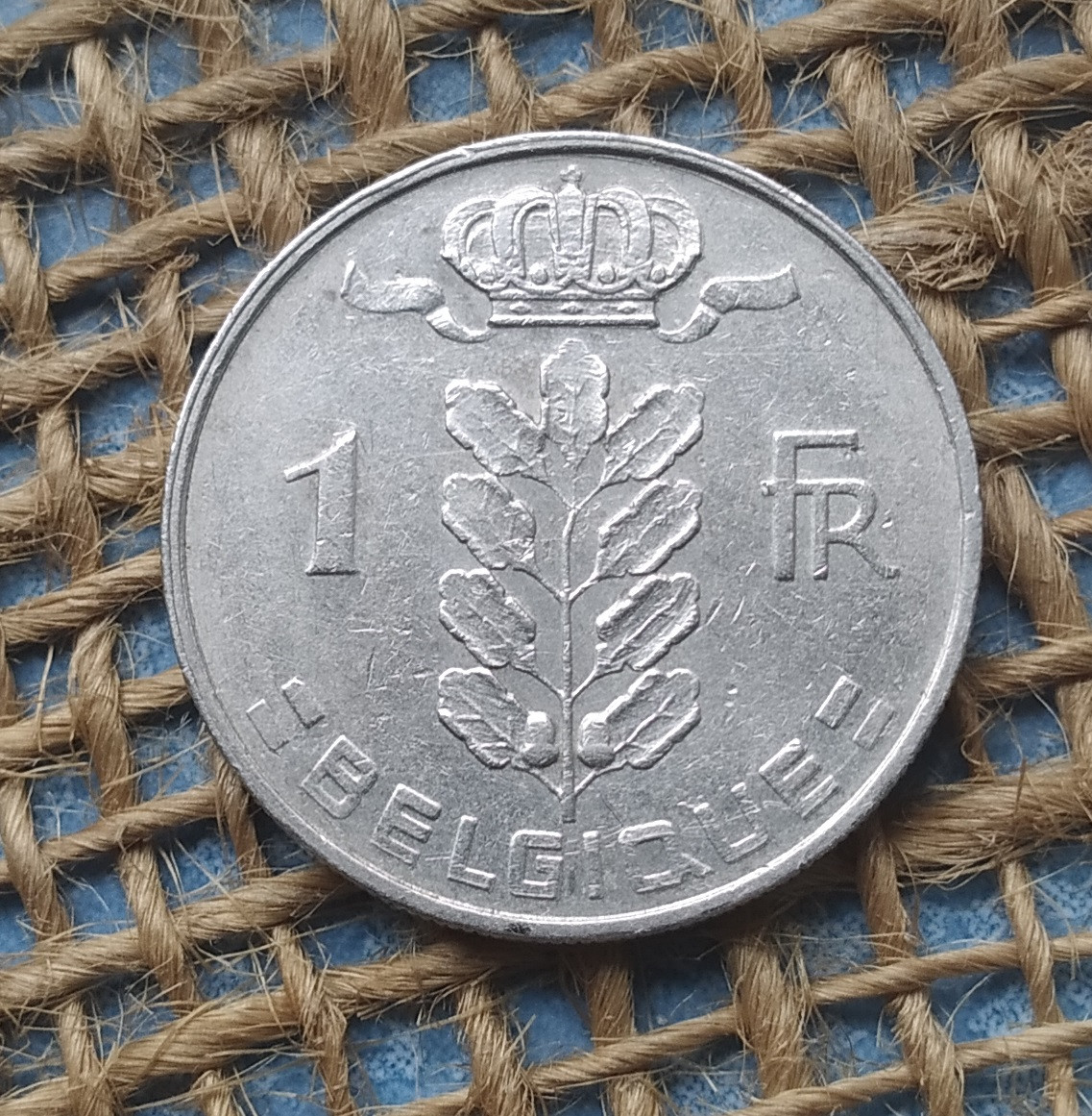 1 франк 1965 року. Бельгiя