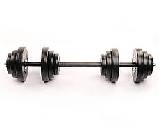 Набір гантелі Elitum Titan 39 кг з перехідником, фото 2