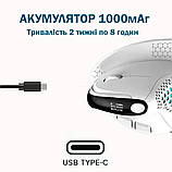 Мишка Анатомічна Бездротова Вертикальна Delux M618 XSD Seeker Ергономічна для ПК ноутбука Біла, фото 4